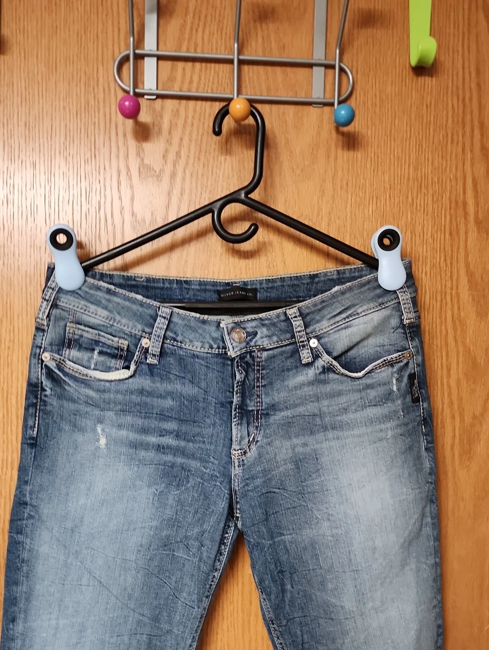 Silver Suki jean capri womens 32x22.5 number 1194